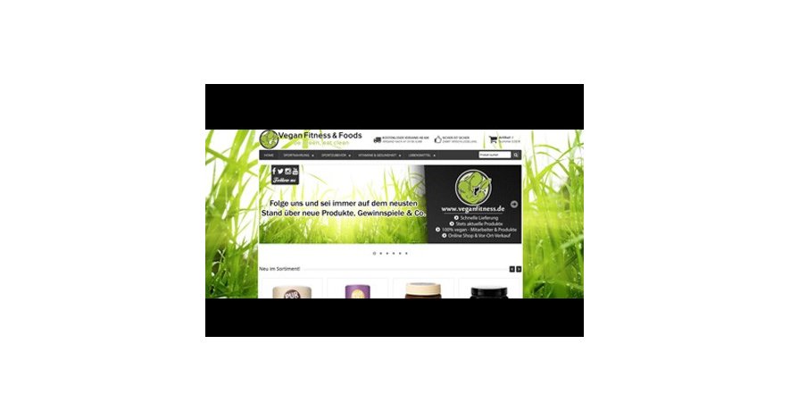 Neuer Online Shop von Vegan Fitness & Foods - Vegan Fitness & Foods - Neuer Online Shop