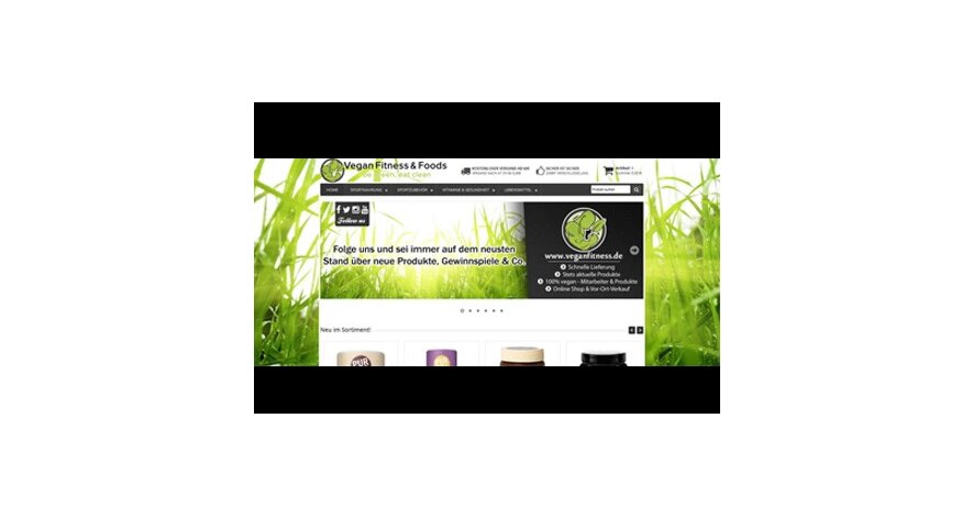 Neuer Online Shop von Vegan Fitness & Foods - Vegan Fitness & Foods - Neuer Online Shop