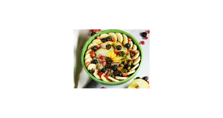 Rezept: Leckeres Porridge mit Mandelprotein - Rezept: Leckeres Porridge mit Mandelprotein & Chia