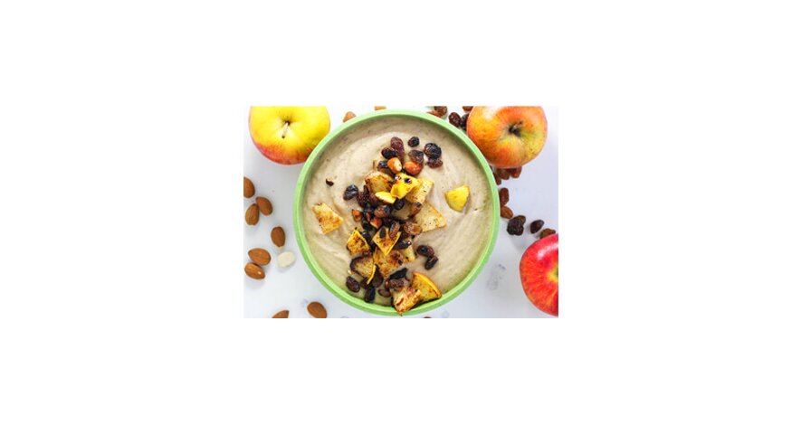 Rezept: Bratapfel-Smoothie mit Mandelprotein - Leckeres Rezept - Bratapfel-Smoothie mit Mandelprotein