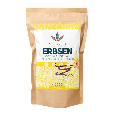 VEGJi Erbsenprotein Isolat - 1000g Vanille