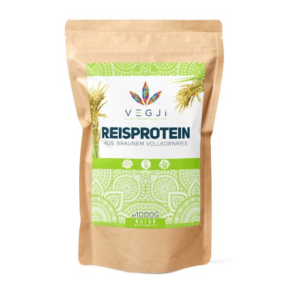 VEGJi Raw Rice Protein Isolate - 1000g