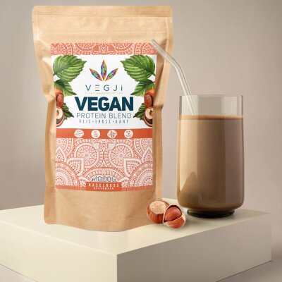 VEGJi Vegan Protein Blend | Veganes Proteinpulver - 1000g