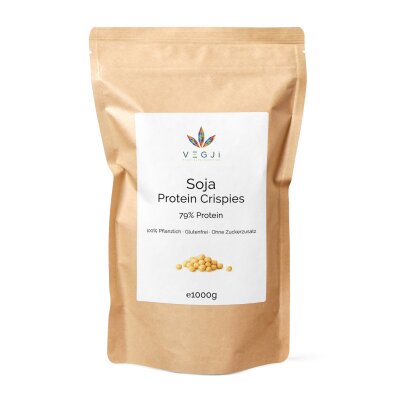 VEGJi Soja Protein Crispies mit 80% Eiweiß , in...