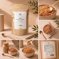 VEGJi Soja Protein Crispies mit 79% Eiweiß -1000g