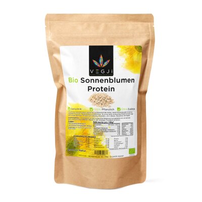 VEGJi Bio Sonnenblumenprotein - 1000g