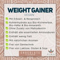 VEGJi Weight Gainer Vegan - 1000g Schoko