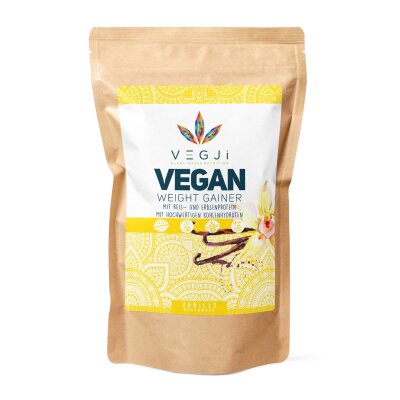 VEGJi Weight Gainer Vegan - 1000g Vanille