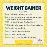 VEGJi Weight Gainer Vegan - 4000g Vanille