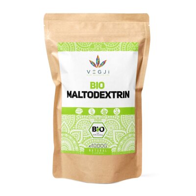 VEGJi Maltodextrin Kohlenhydrat-Pulver , in 1000g oder...
