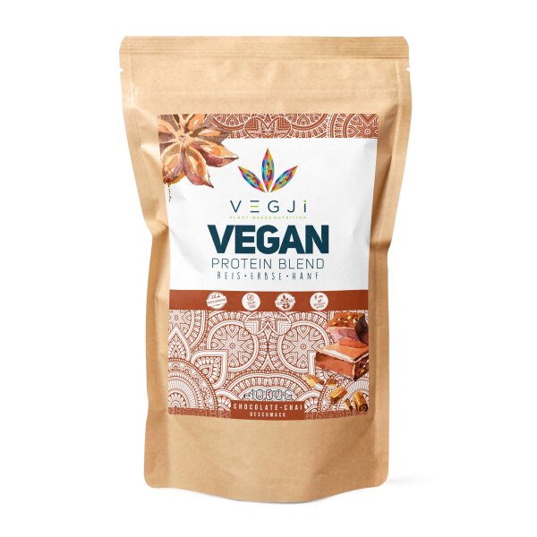 VEGJi Vegan Protein Blend - 1000g Chocolate-Chai
