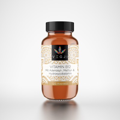 VEGJi Vitamin B12 Methylcobalamin 400mcg - 200 Tabletten,...