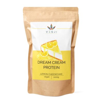 VEGJi Dream Cream Protein  1000g, extra cremiges veganes...