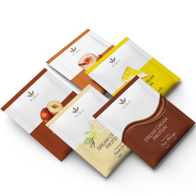 VEGJi Dream Cream Protein - 30g Proben - 5er Bundle -...