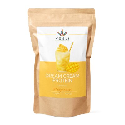 VEGJi Dream Cream Protein - 1000g Mango Lassi LIMITED...