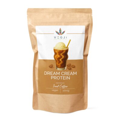 VEGJi Dream Cream Protein - 1000g Iced Coffee