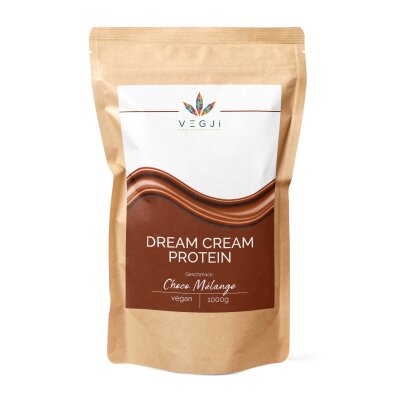 VEGJi Dream Cream Protein  1000g, extra cremiges veganes...
