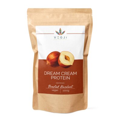 VEGJi Dream Cream Protein  1000g, extra cremiges veganes...