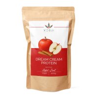 VEGJi Dream Cream Protein  1000g, extra cremiges veganes Proteinpulver, bis zu 82% Protein, enthält alle essentiellen Aminosäuren, ohne Sucralose