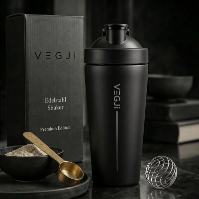 VEGJi Edelstahl Shaker - Premium Edition - 600 ml