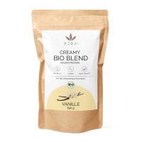 VEGJi Dream Cream Protein  1000g, extra cremiges veganes Proteinpulver, bis zu 82% Protein, enthält alle essentiellen Aminosäuren, ohne Sucralose