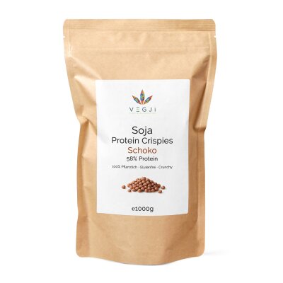 VEGJi Soja Protein Crispies mit 80% Eiweiß , in...