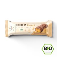 VEGJi Crunchy Peanut Bio Proteinriegel mit Erdnuss und kakaohaltiger Glasur