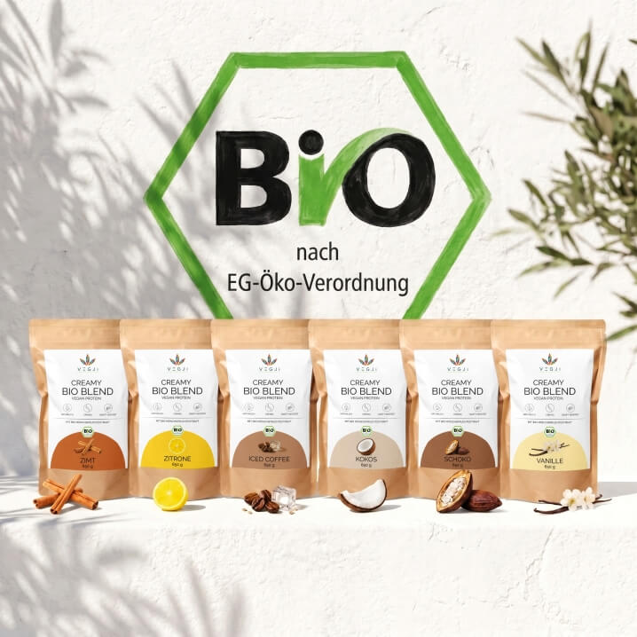 Veganes Proteinpulver in Bio-Qualität und unendlich cremiger Konsistenz