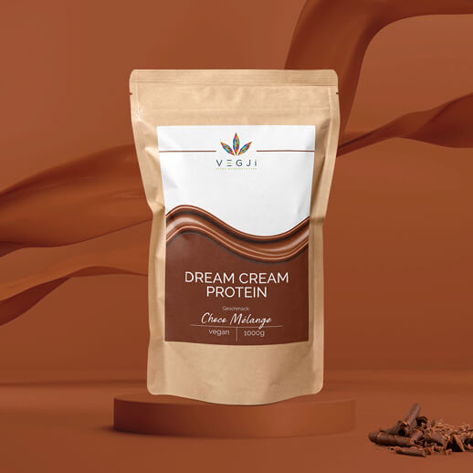 Dream Cream Protein - Veganes Proteinpulver mit Schokoladen-Geschmack
