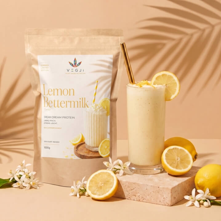 Dream Cream Protein - Veganes Proteinpulver mit Zitrone-Buttermilch-Geschmack
