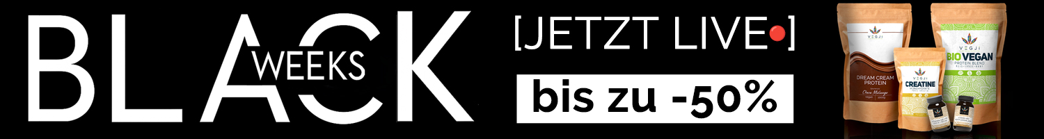 VEGJi Black Weeks Angebote | Bis zu -50% sparen