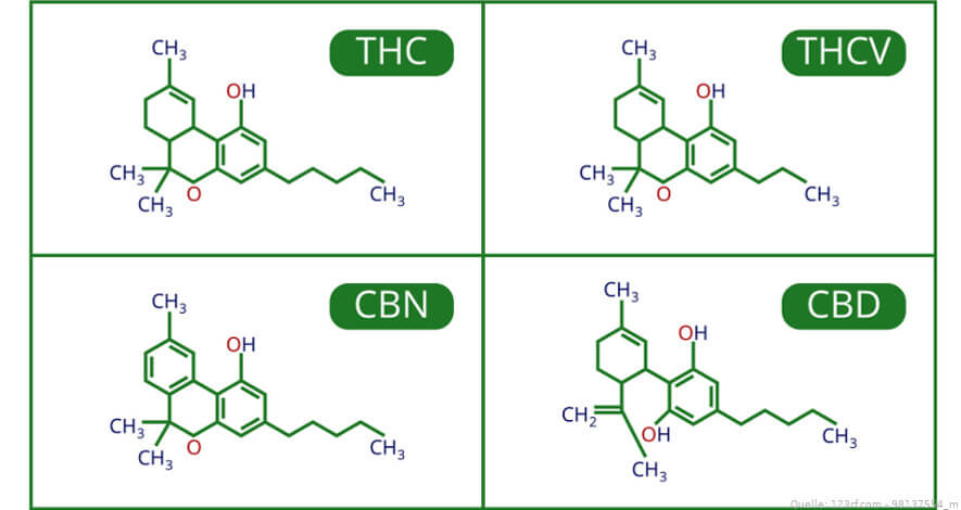 CBD Strukturformeln