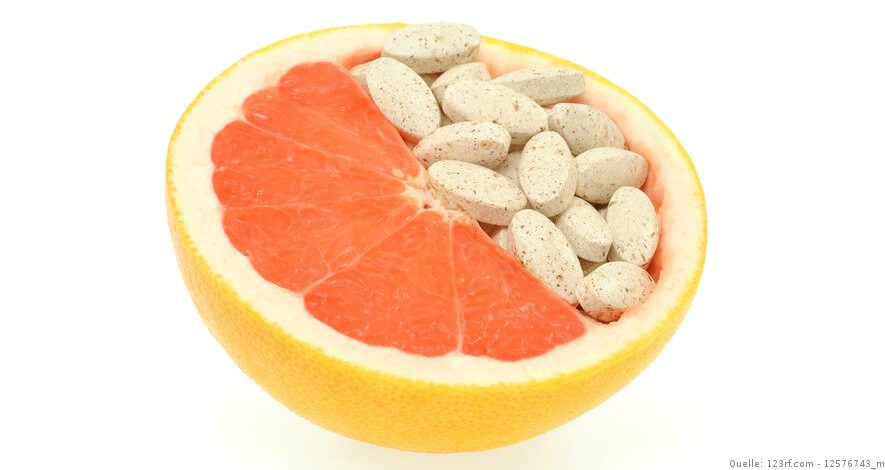 Grapefruit mit Vitamin C